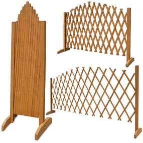 Deuba ROSEMARY fa virágrács, 200x107cm, természetes barna
