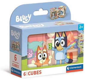 Bluey Play All Day mesekocka 6 db-os Clementoni