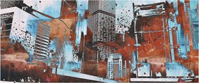 Kép - felhőkarcolók (120x50 cm)