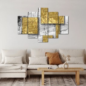 Kép - Arany négyzetek N⁰3 (150x105 cm)
