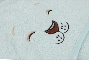 Mentazöld pamut gyerek fürdőköpeny, 1-2 év Aslan – Foutastic