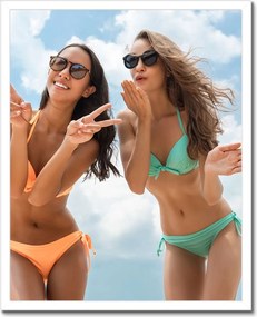 Poszterek keretben 40x50 Puszi a tengerpartról