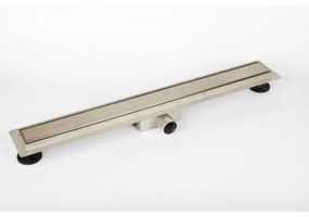 AREZZO design 900 mm-es rozsdamentes acél folyóka Steel ráccsal AR-900
