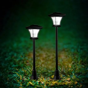 LED Napelemes lámpa TIRANA LED/1,6W/1,2V 600 mAh IP44 fekete