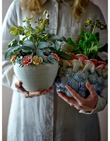 Kőedény kézzel festett kaspó ø 19,5 cm Eanna – Bloomingville