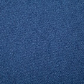 vidaXL 3-személyes kék szövetkanapé