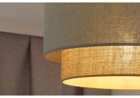 Duolla - Felületre szerelhető csillár  BOHO 1xE27/15W/230V átm. 45 cm zöld/barna