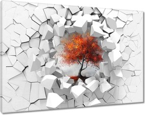Vászonkép 120x80 Fa tüzes színekben