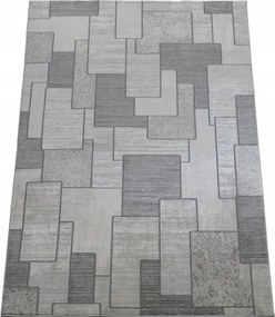 Szőnyeg 200x290 Modern Nappaliba Szürke Kétszintes