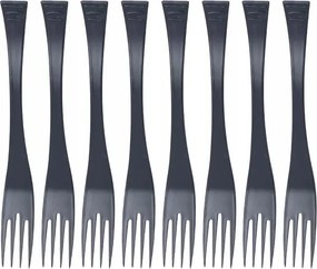 Többször felhasználható villa fekete Erős Vastag 40db 20cm Prémium