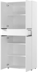 Fehér ruhásszekrény 81x197 cm Mailand – Germania