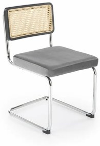 K504 szék, szürke/fekete