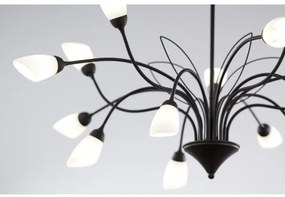 Jupiter 2057 - Láncos csillár GLORIOSA 15xG9/14W/230V fekete