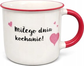 Smukee Porcelán bögre Kellemes Napot Kedvesem! 420 ml