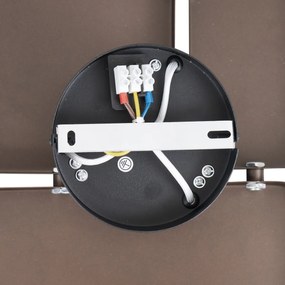 Dizájner bronz fali lámpa 3 égős - Planes