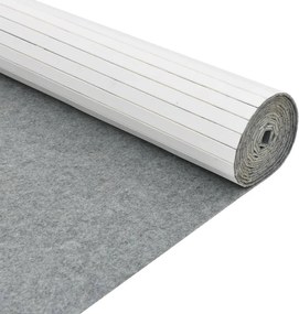 Fehér bambusz térelválasztó szélessége 800 cm magassága 165 cm
