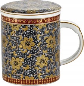 Porcelán teásbögre szűrő fedél