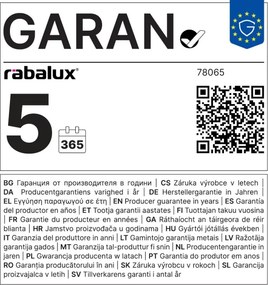 Rabalux 78065 - LED Pultmegvilágító BATH LED/15W/230V 4000K