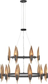 Quintiesse WILLOW QN-WILLOW18-CBK Csillár 18x40W/E14
