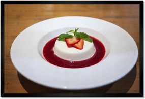 Poszterek keretben 60x40 Desszert eperrel