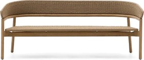 Bézs-natúr színű akácfa kerti kanapé Arinella – Kave Home