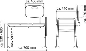 Ridder Ridder, Fürdőpad, fehér, A0120101