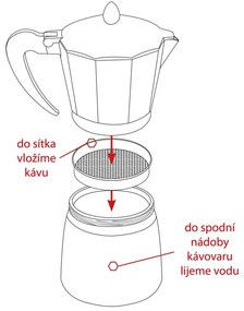 Orion Moka AL kancsó, 0,3 l
