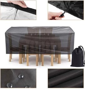 Vízálló Ponyvahuzat Kerti Bútorokhoz 123 x 123 x 74 CM