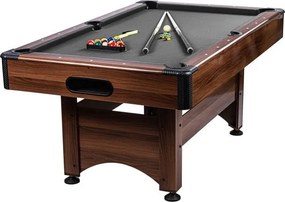 GamesPlanet Biliárdasztal felszereléssel barna/antracit