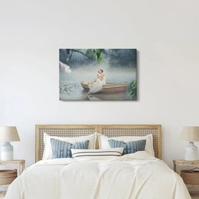 Kép - nő a hajón (90x60 cm)