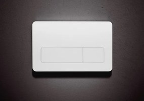 Falra szerelhető WC + MIO WC-ülőke + DUAL nyomólap + falba építhető modul + alátét