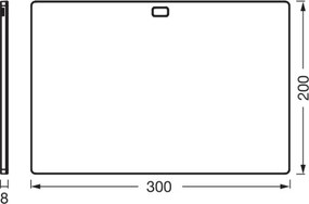 Osram - LED, fényerőszabályozható szekrény alatti lámpa érzékelővel UNDERCABINET LED/7,5W/230V fekete
