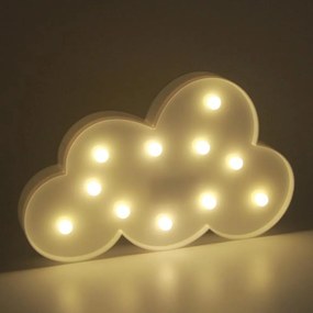 LED gyereklámpa CLOUD, 29,5 cm