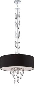 Quoizel glamour modern függeszték cascade csiszolt króm elsqzs-pccs2824c