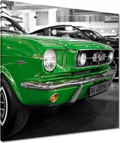 Vászonkép 60x60 Zöld Ford Mustang