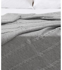 Szürke ágytakaró 200x220 cm Trenza – Oyo Concept
