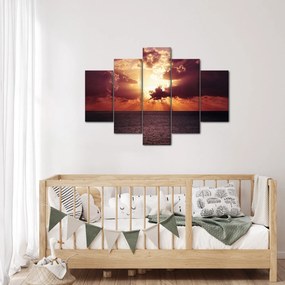 A nap képe a felhők mögött (150x105 cm)