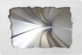 Poszterek 120x80 Alagút 3D Mélység