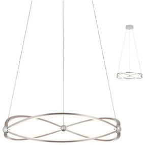 Redo 01-2251 - LED Dimmelhető csillár zsinóron QUARK LED/43W/230V 3000K króm