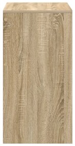 Számítógépes íróasztal Sonoma tölgy Szerelt fa 60 x 40 x 76 cm