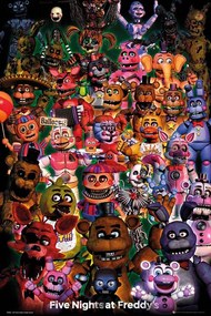 Plakát Five Nights At Freddy's - Ultimate Group, (61 x 91.5 cm)