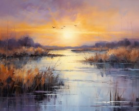 Poszter 76x60,5cm Nyugat a mocsarakban