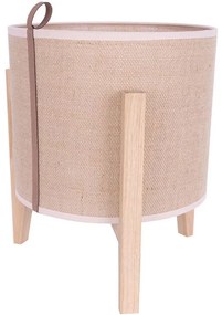 Spot-Light 73709174 - Asztali lámpa CASIOPEA 1xE27/40W/230V tölgy