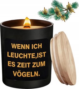 Befőttes üveg illatgyertya cédrusfa aromával