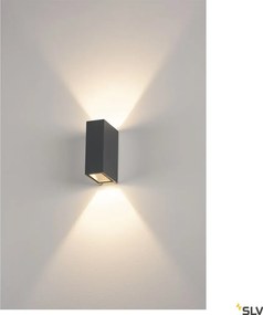 SLV QUAD 232445 Fali lámpa 2x8W/LED 3000K 520LM IP44