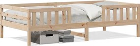 vidaXL tömör fenyőfa ágykeret matrac nélkül 90 x 190 cm