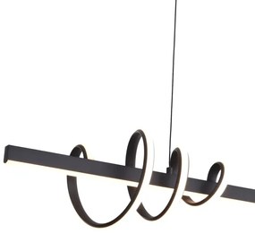 ONLI - LED Csillár zsinóron SWING LED/30W/230V 4000K fekete