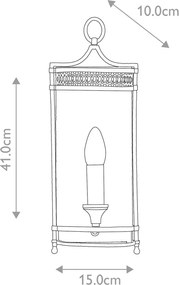Elstead Lighting GUILDHALL GH-WB-PN Fali lámpa 1x60W/E14