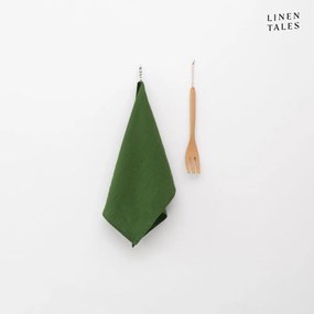 Len konyharuha 45x65 cm True Green – Linen Tales