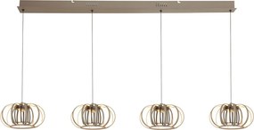 AVIANO LIGHTING 7033-413 SALO Többágú Függesztett Lámpa Fekete, Homokkő LED IP20
